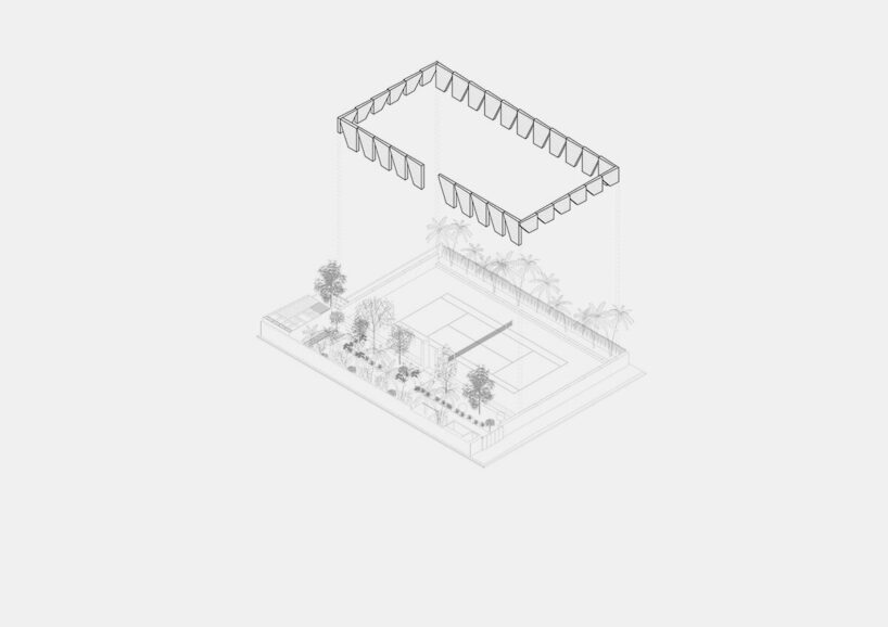 site axonometric