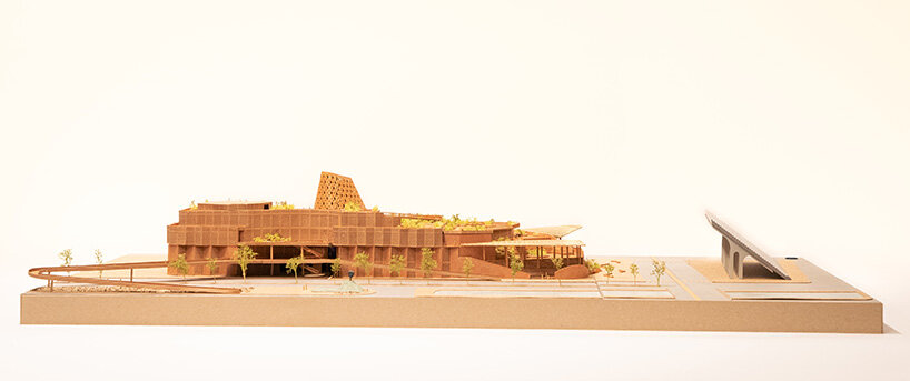 model of the Biblioteca dos Saberes @ Nik Bürk for Kéré Architecture