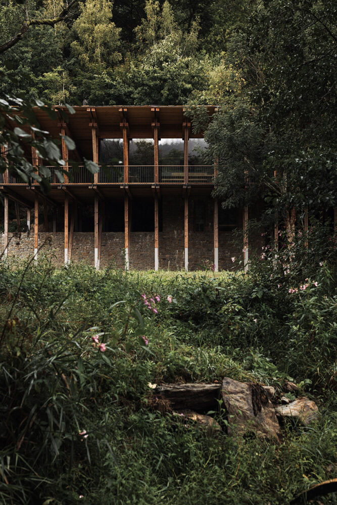 the facade allows residents to modulate light, air, and openness throughout the seasons