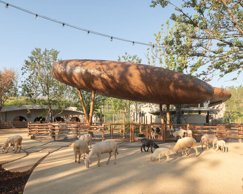bamboo-woven domes sculpt wuhan luxury farm retreat by various associates