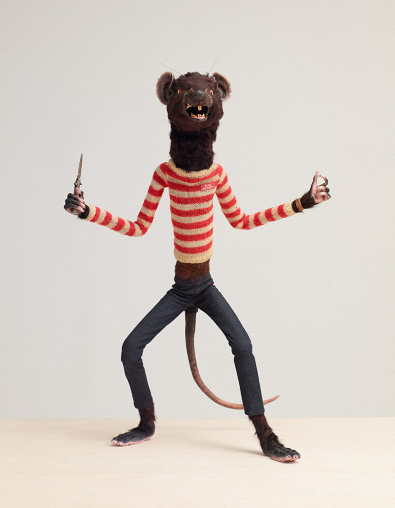 Rat puppet, Arch Model Studio, FANTASTIC MR. FOX. Photo Richard Round-Turner. © the Design Museum
