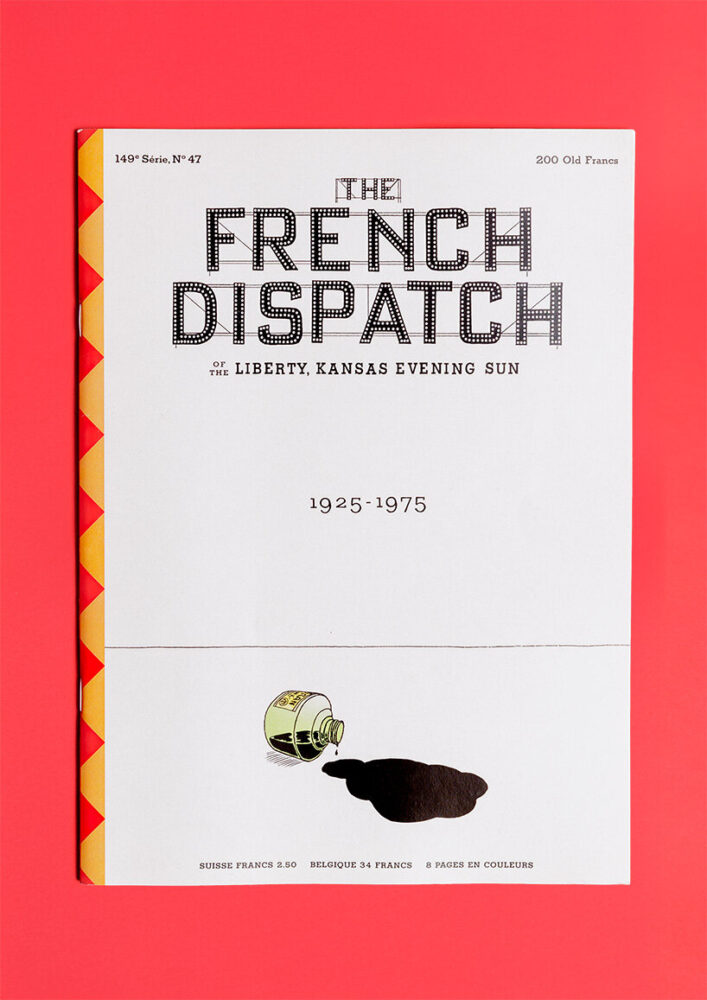 THE FRENCH DISPATCH magazine. Photo Roger Do Minh. © the Design Museum