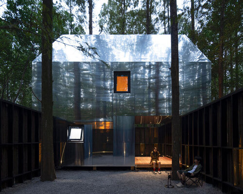 wiki world’s timber treehouse cluster hides among metasequoia forest in china