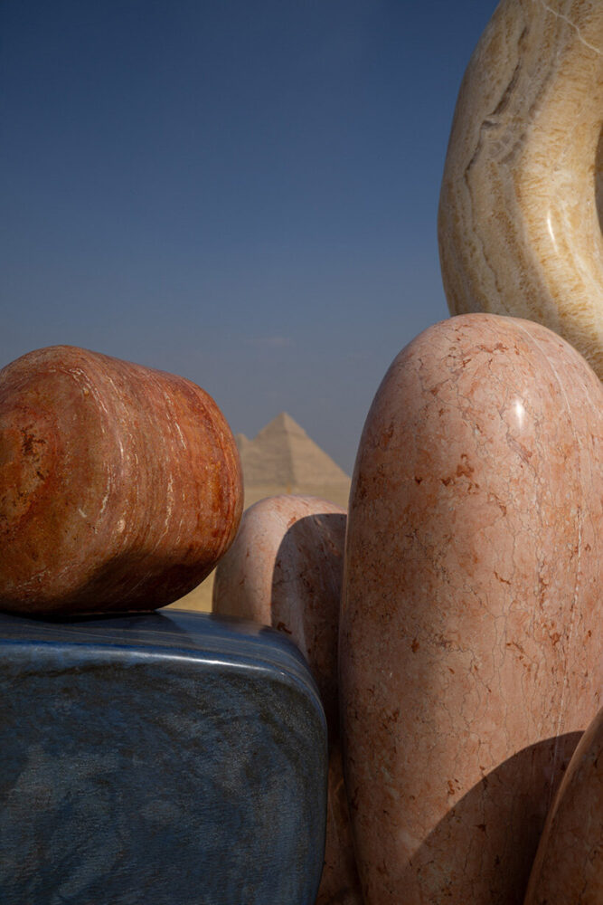 positioned among structures that have stood for over 4,500 years