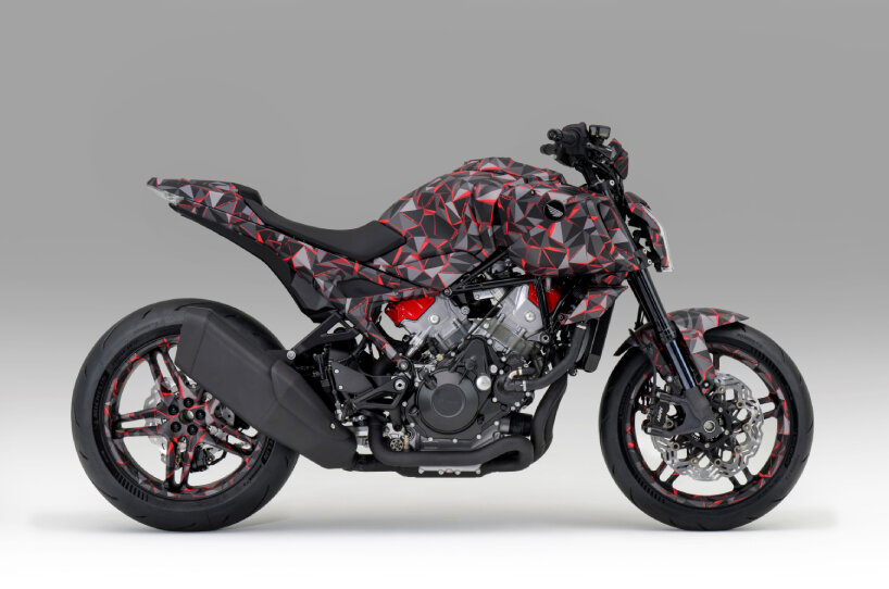 naked motorcycle prototype honda