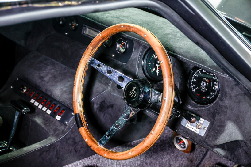 view of the steering wheel