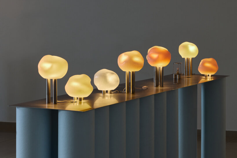 repurposed wax light sculptures