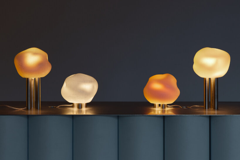 repurposed wax light sculptures