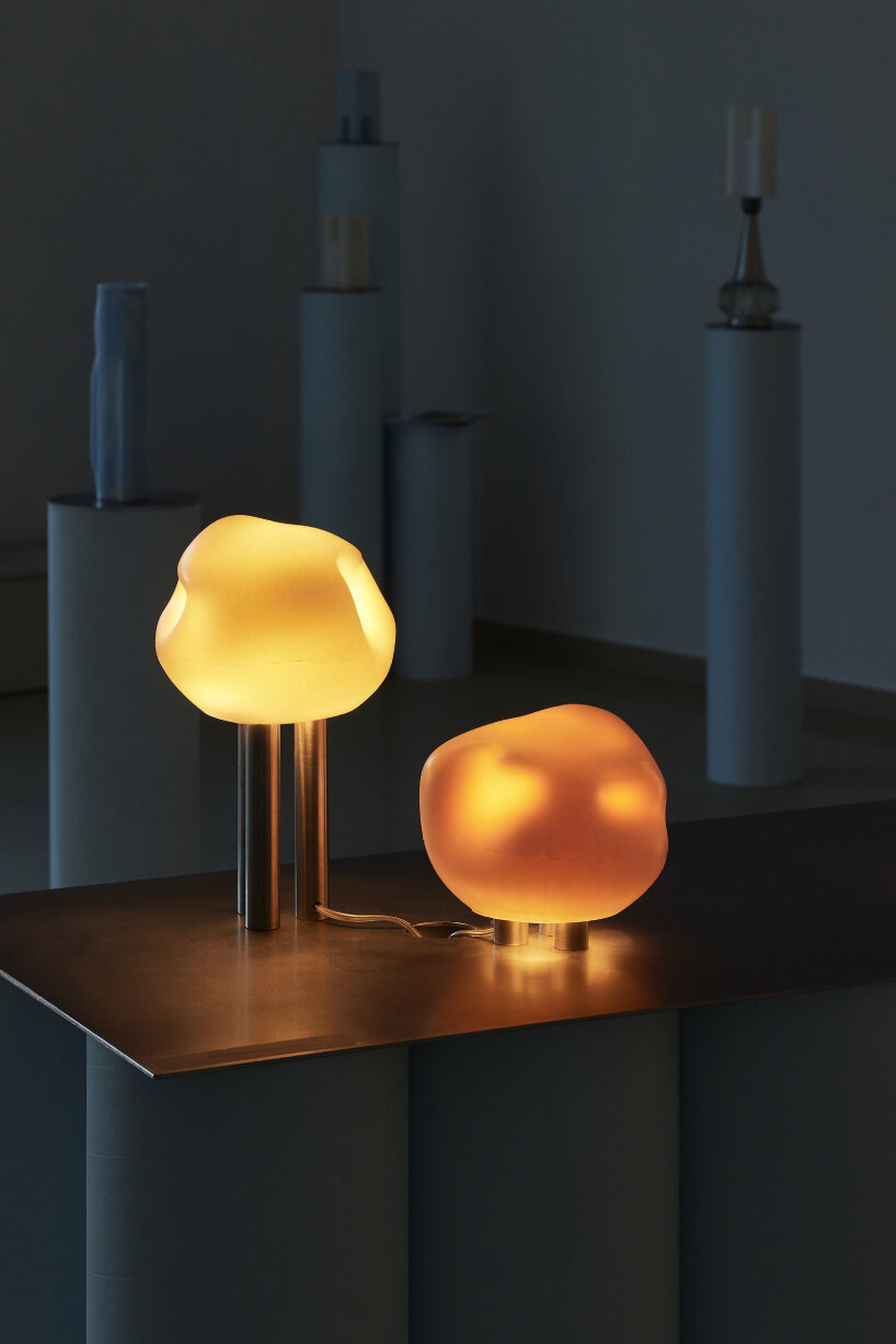 repurposed wax light sculptures