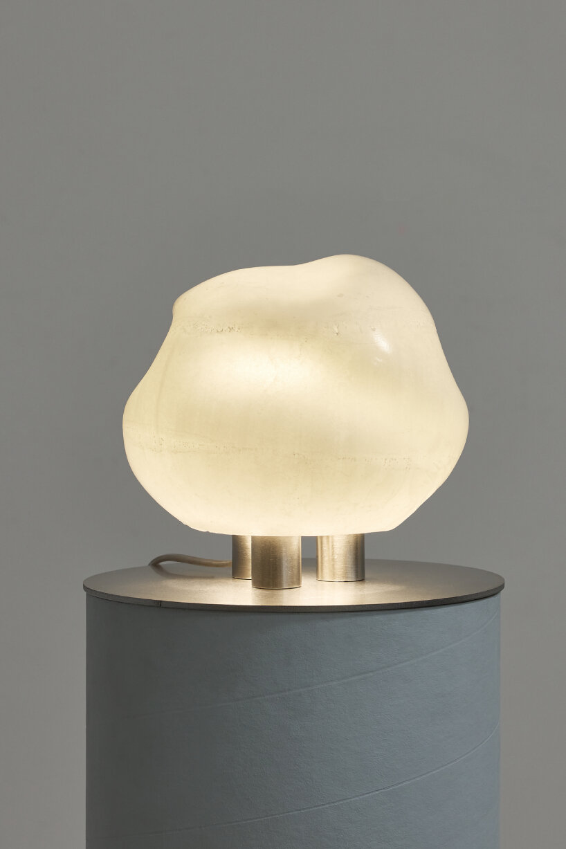 repurposed wax light sculptures