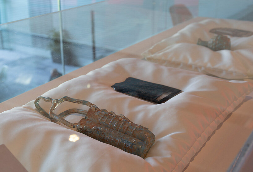 Installation view of Dima Srouji, She Still Wears Kohl & Smells Like Roses, 2023. Copyright of the artist. Photo: Kate Wolstenholme