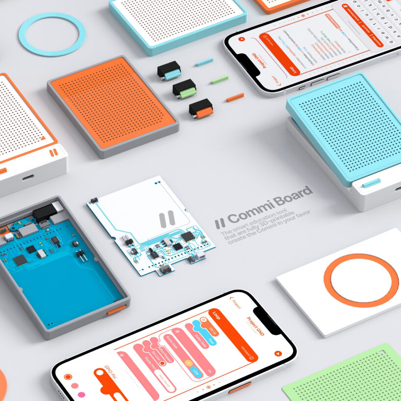 attachable board electronic prototypes