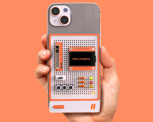 attachable board allows engineers to make their electronic prototypes behind their phones