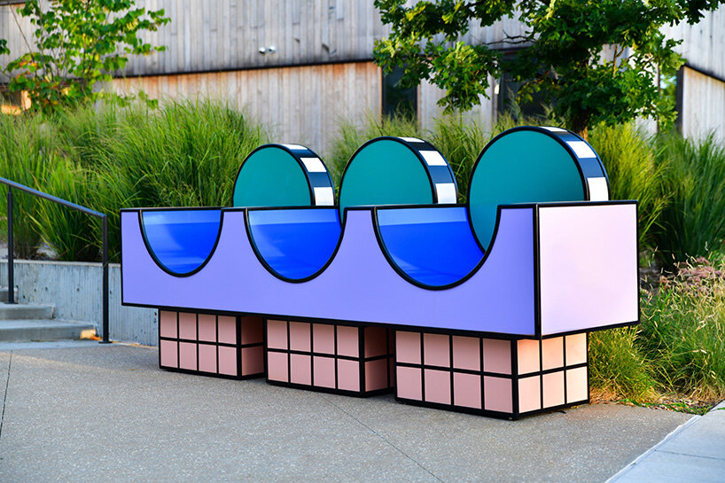 visually linked through Walala’s signature palette