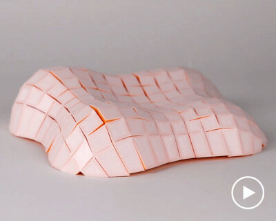 modular emergency habitats transform from flat objects to 3D structures by pulling a string