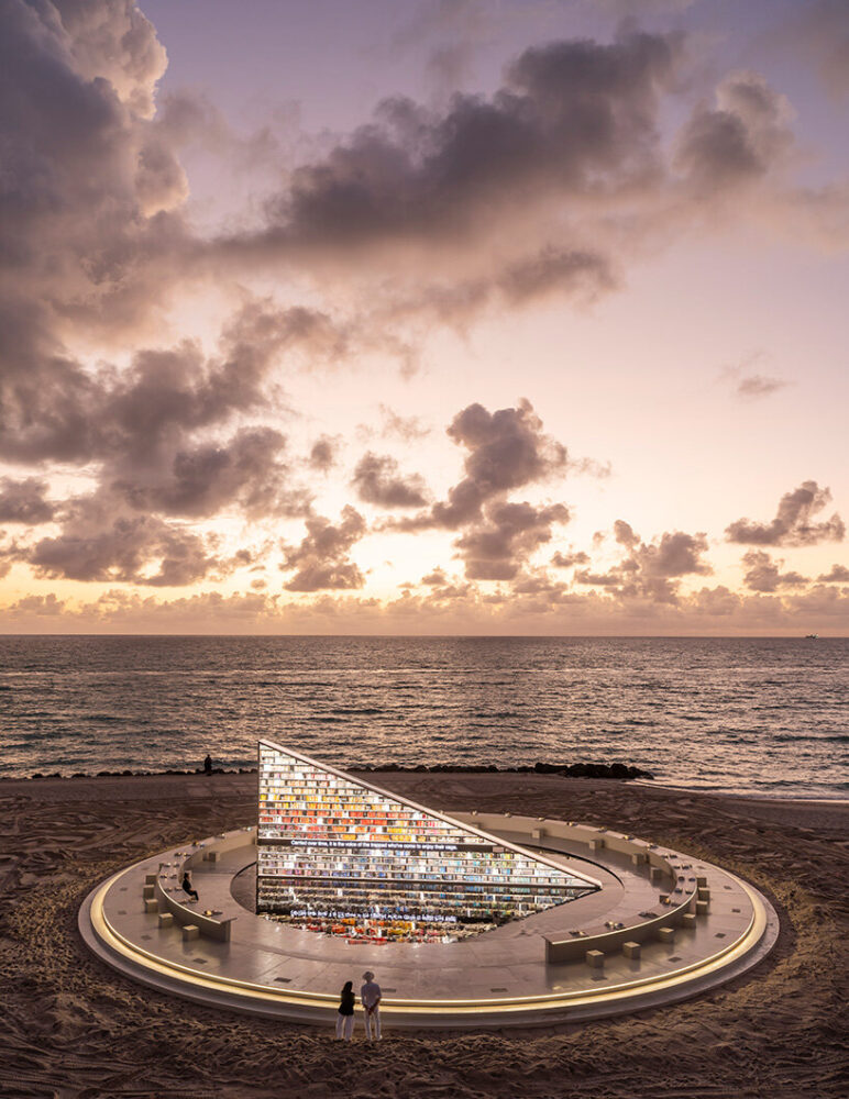 a 250-excerpt audio score, read by Devlin herself, lays out a polyphonic field of voices | image by Oriol Tarridas