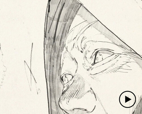 hand-drawn abstract figures dance along max cooper’s music in film by masanobu hiraoka