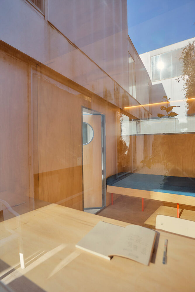 wooden surfaces add warmth