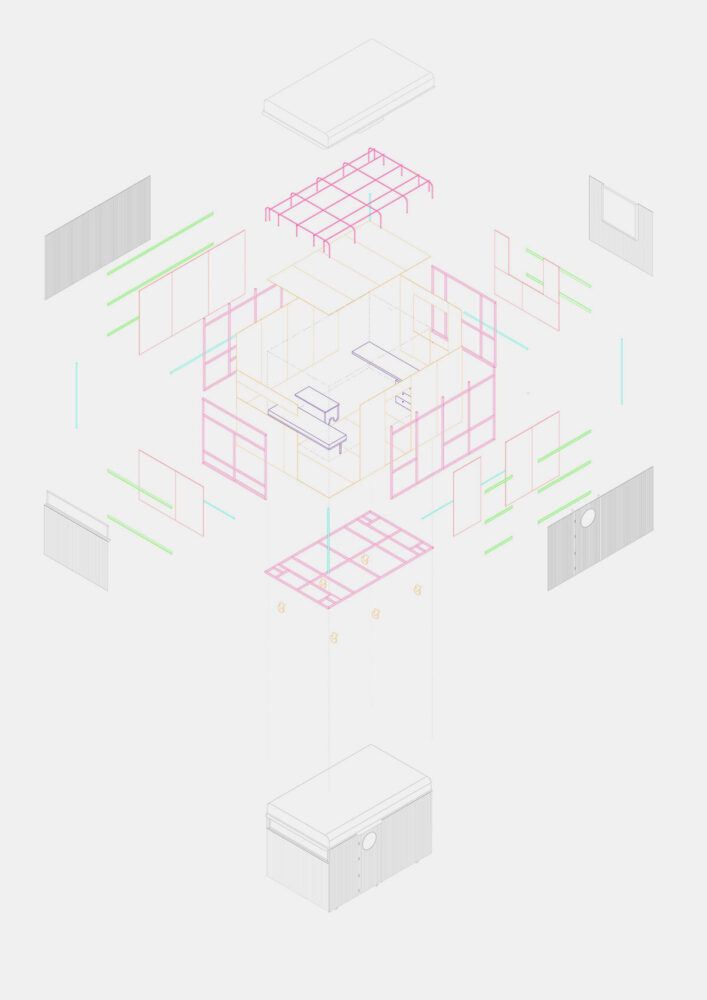 axonometric by Morsa Taller