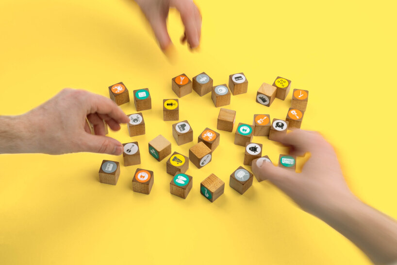 musical wooden cubes vinyl