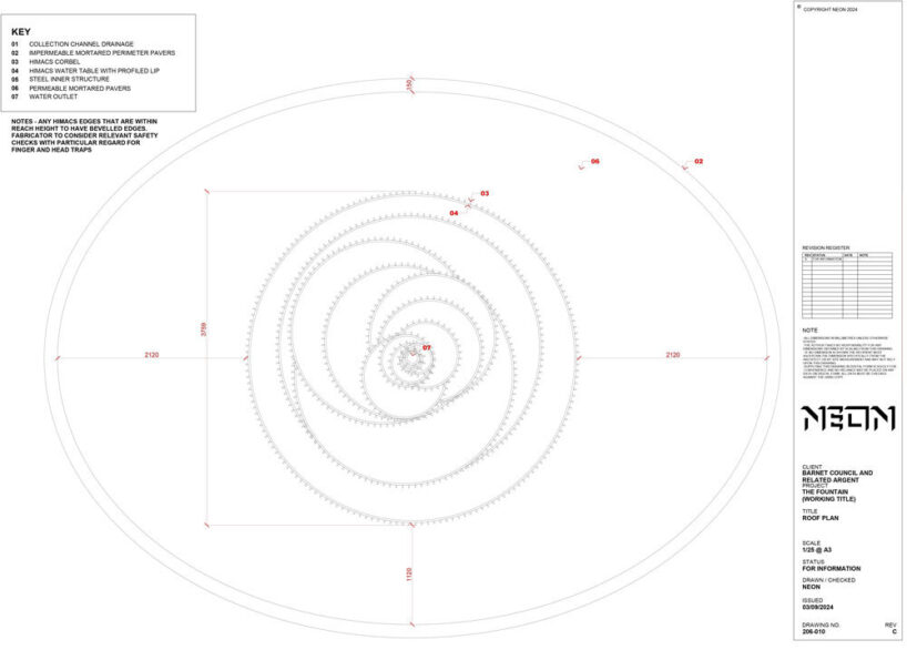 roof plan | image by NEON