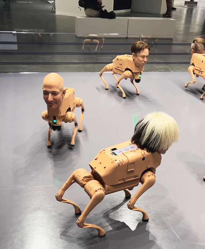 robot dogs art basel