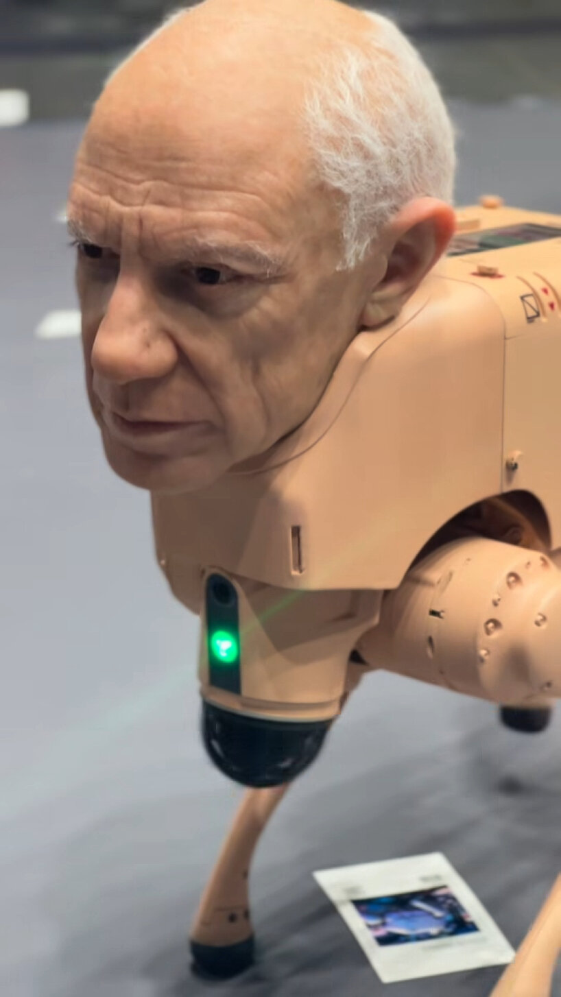 Pablo Picasso's mechanical pet is also present
