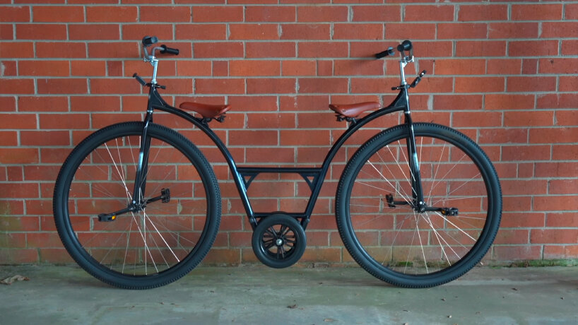 tandem penny-farthing bike