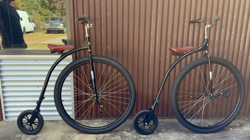 tandem penny-farthing bike