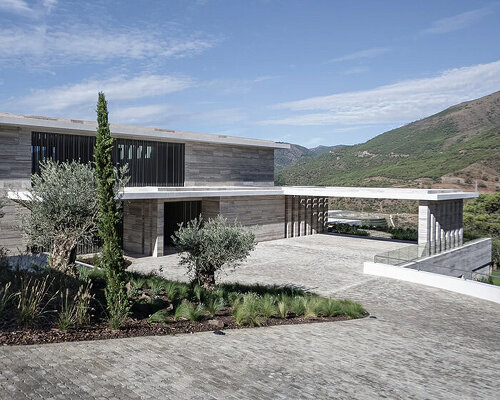 ARK architects build bio-villa in southern spain from unprocessed materials