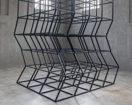 constellation of glass and dancing tower shape mona hatoum’s fondazione prada exhibition