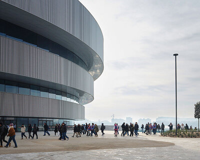 david chipperfield architects' arena milano prepares for the 2026 winter olympics