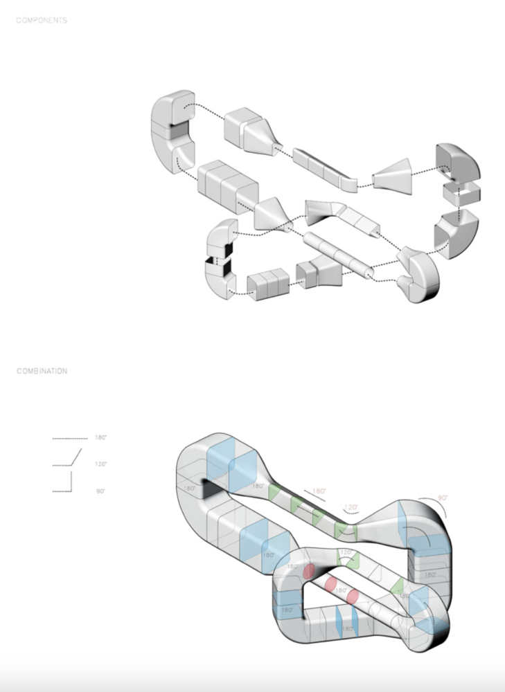 Near Figure as Play: toy-like modules and form studies