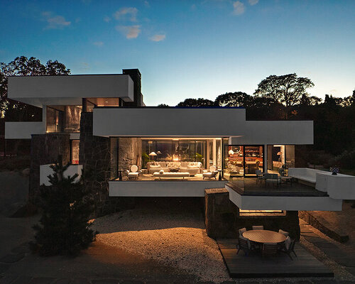 take rare look inside norman jaffe’s modernist ‘osofsky house’ on shelter island, NY