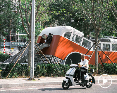 XISUI turns china’s first domestically manufactured bus into children's playground in beijing