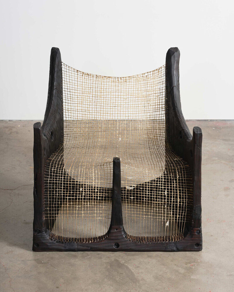 Marley White Settle Chair, 2025