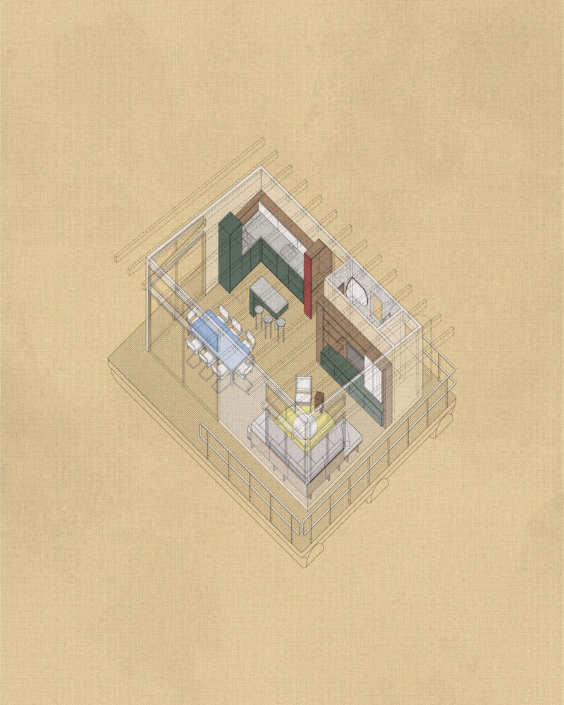axonometric drawing | image by Studio MARSA