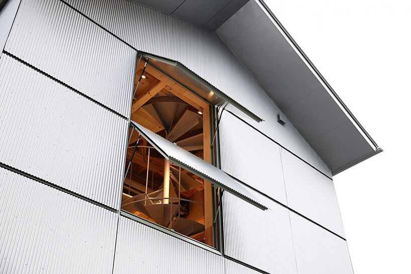 an interior void connects multiple levels