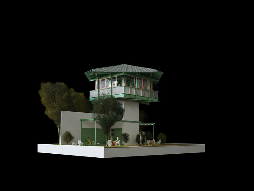 hand-made model southeast corner