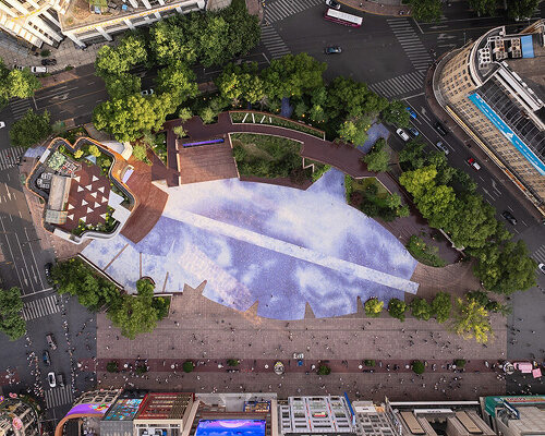 Benedetta Tagliabue EMBT Refaz a Praça do Século em Xangai com Paisagem Caleidoscópica