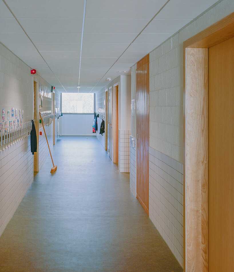 interior corridors are filled with natural light
