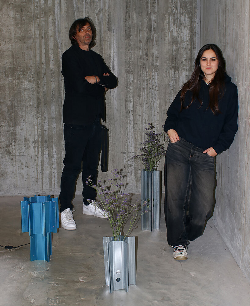 designers Claudio Larcher and Sofia D'Andrea