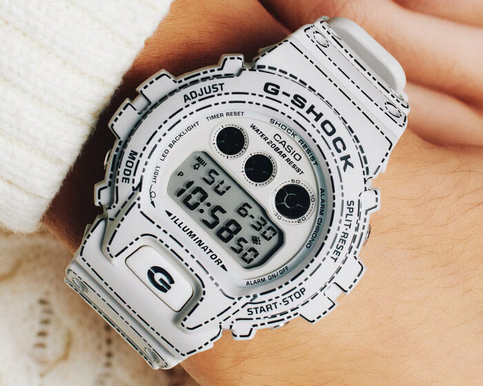 origami G-SHOCK watches by casio let users feel washi paper texture around bezel