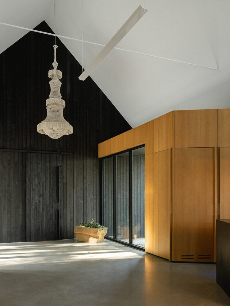 revealing the geometry generated by the three converging wings