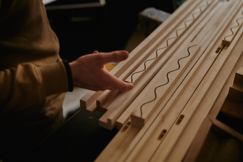 work in progress – milled wood