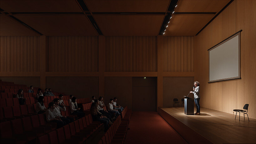 the competition jury highlighted the spatial organization of the project