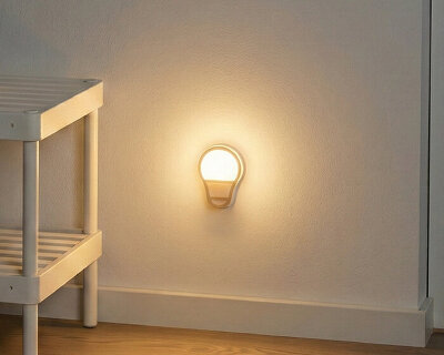 motion-activated IKEA nightlight sticks to any surface and glows without plugging in