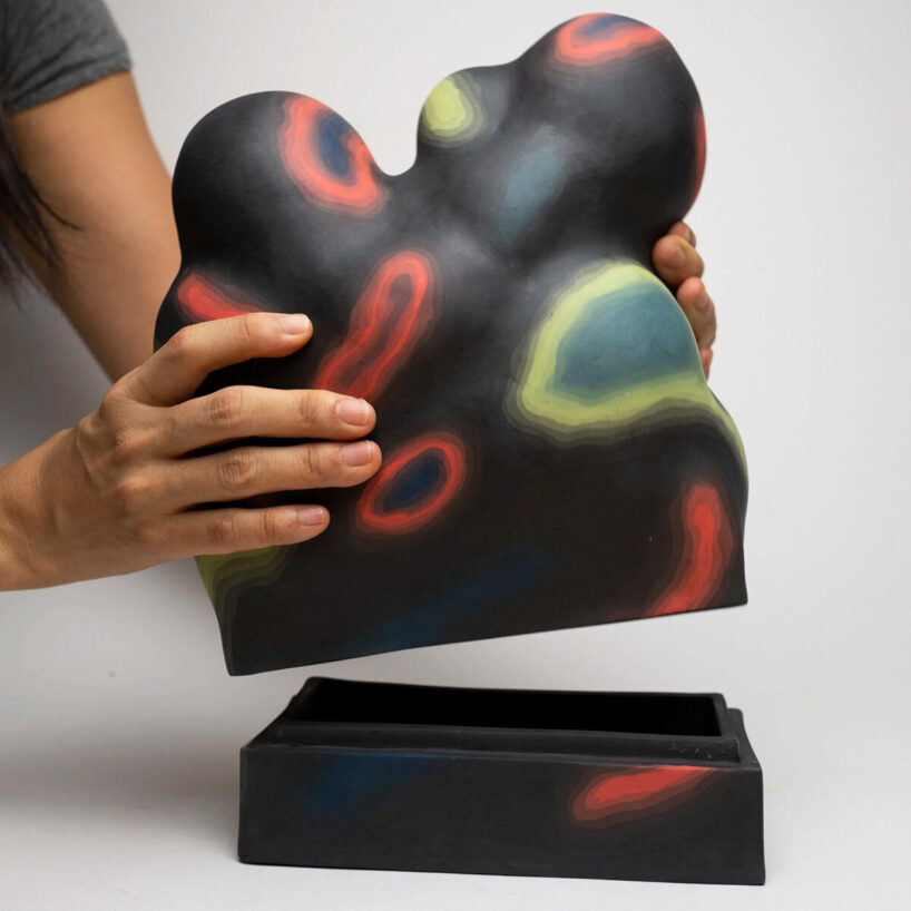 Janny Baek, micro-organisms, glow sticks, and outer galaxies, 2023