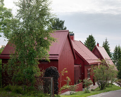 rever & drage modernizes and extends traditional red cabin in rælingen, norway