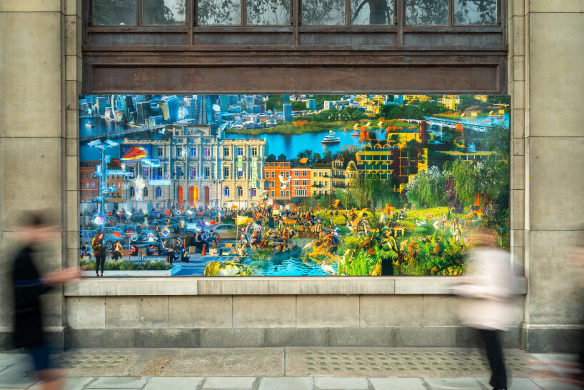 The Quiet Enchanting is an installation of digital screens and printed artworks on climate crisis